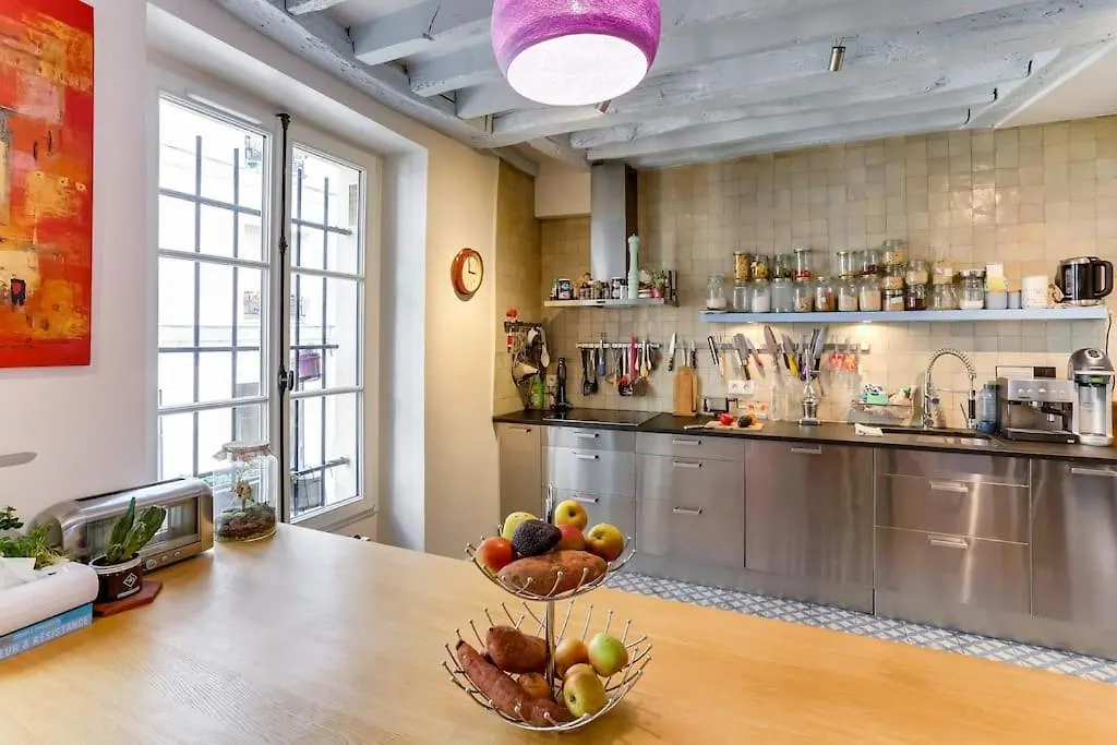 Marais District - Superb 3 Bedroom Flatent باريس 0*,